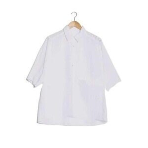 Camiel Fortgens Eyelet Lace Short-Sleeved Shirt - NWT